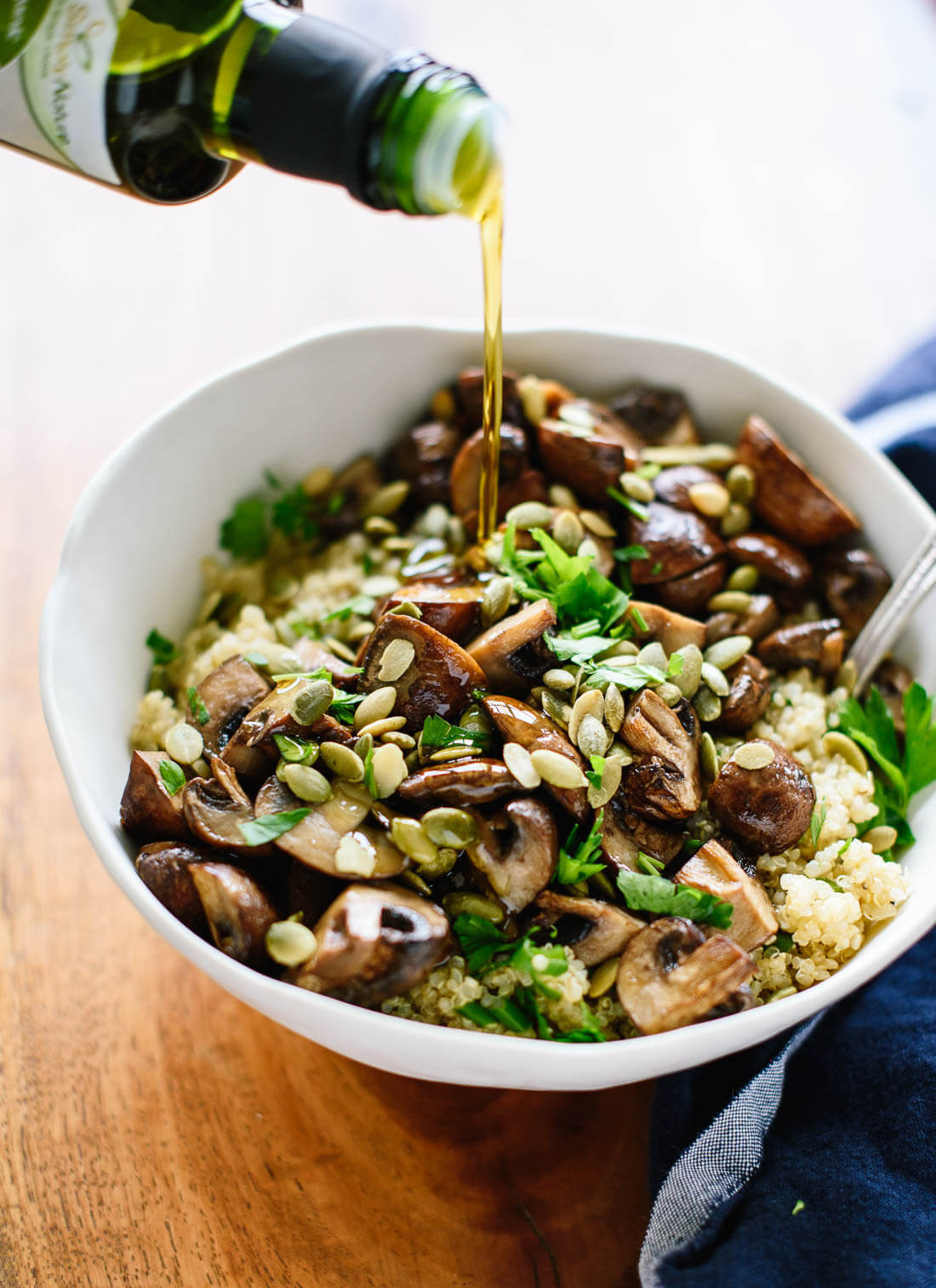 Quinoa Mushrooms Recipes
 Roasted Mushrooms with Herbed Quinoa Cookie and Kate
