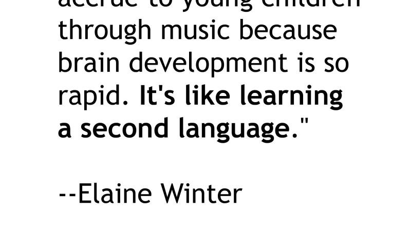 Quote About Music Education
 Early Learning Music Music Everywhere