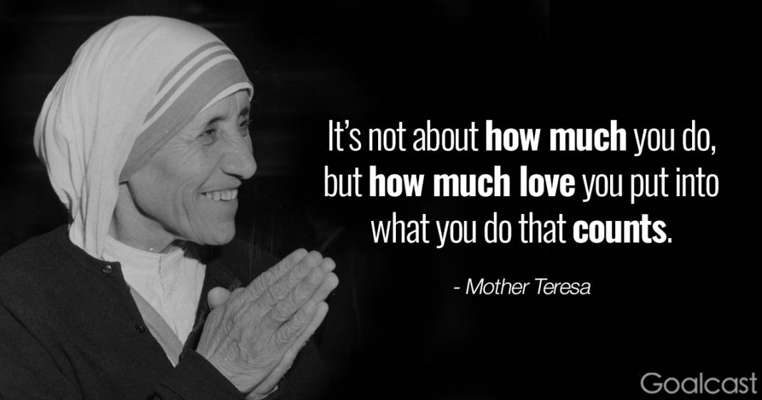 Quotes About Family Not Being There For You
 Top 20 Most Inspiring Mother Teresa Quotes