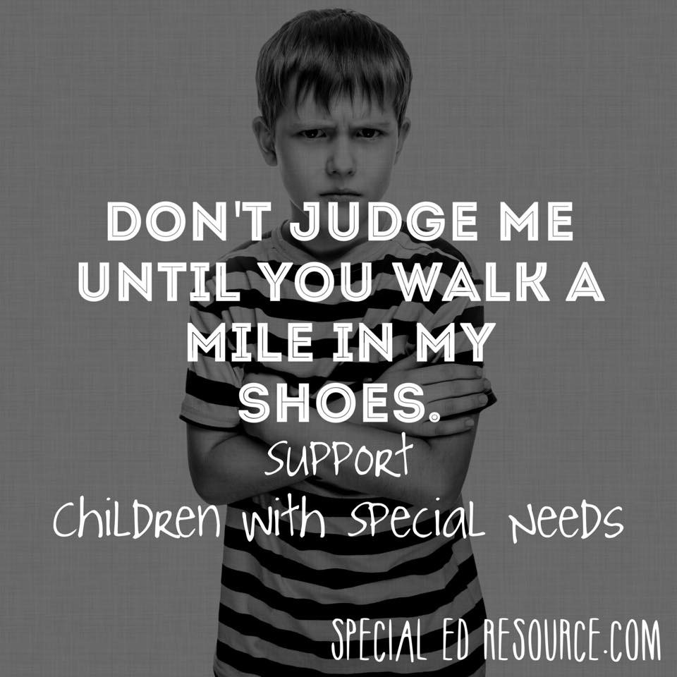 Quotes About Special Needs Children
 Support Special Needs Quotes QuotesGram