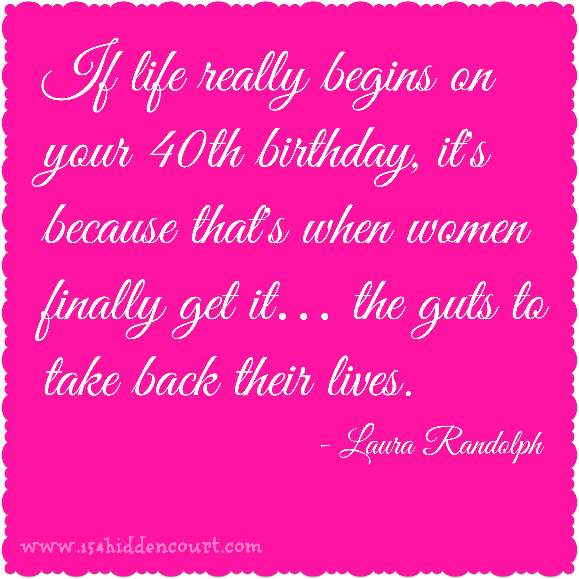 Quotes For 40th Birthday
 40th Birthday Quotes QuotesGram