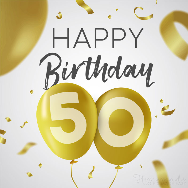 Quotes For 50th Birthday
 Happy 50th Birthday Wishes for Friends and Family