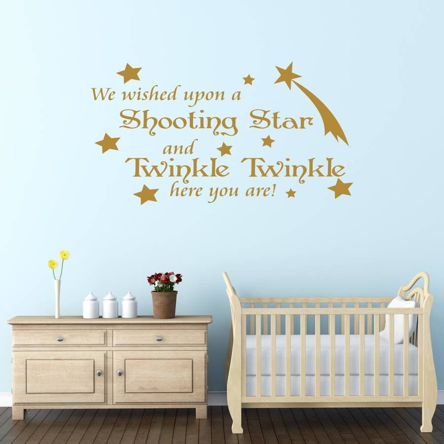 Quotes For Baby Nursery
 baby s nursery quote wall sticker by mirrorin