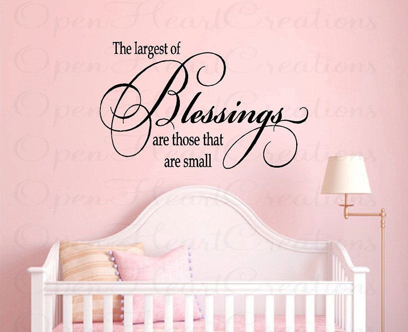 Quotes For Baby Nursery
 Nursery Wall Quotes Baby Nursery Vinyl Wall Decals Baby