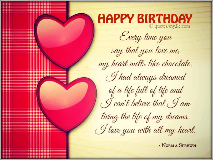 Quotes For Boyfriend Birthday
 Birthday Quotes for Boyfriend Quotes and Sayings