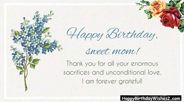 Quotes For Mom On Her Birthday
 Best 100 Happy Birthday Wishes Messages & Quotes for