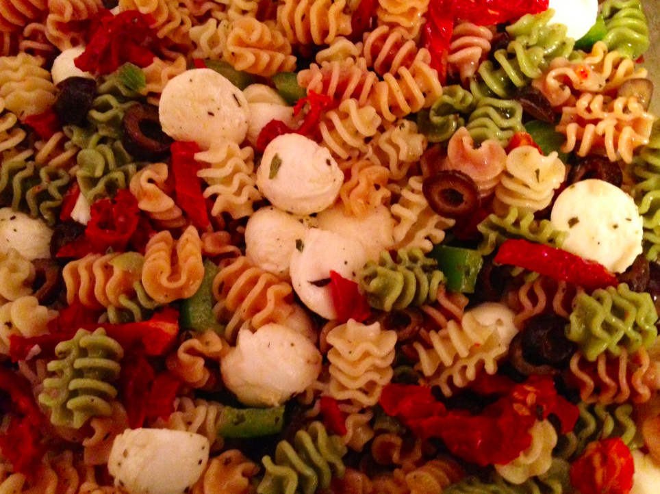 Radiatore Pasta Salad
 The Healthy Food Detective Summer dish Tri Color