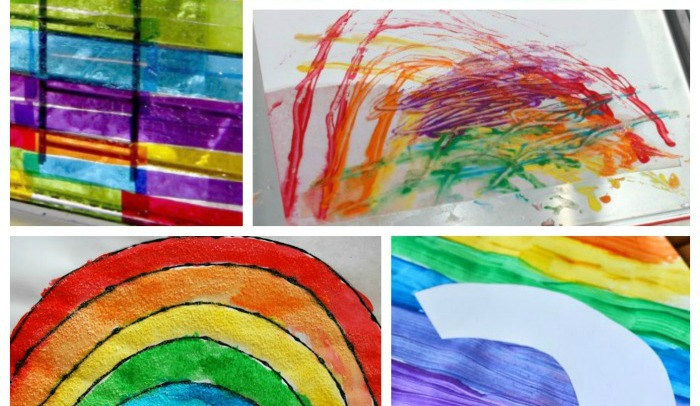 Rainbow Artwork For Preschoolers
 Rainbow Art Activities for Preschool