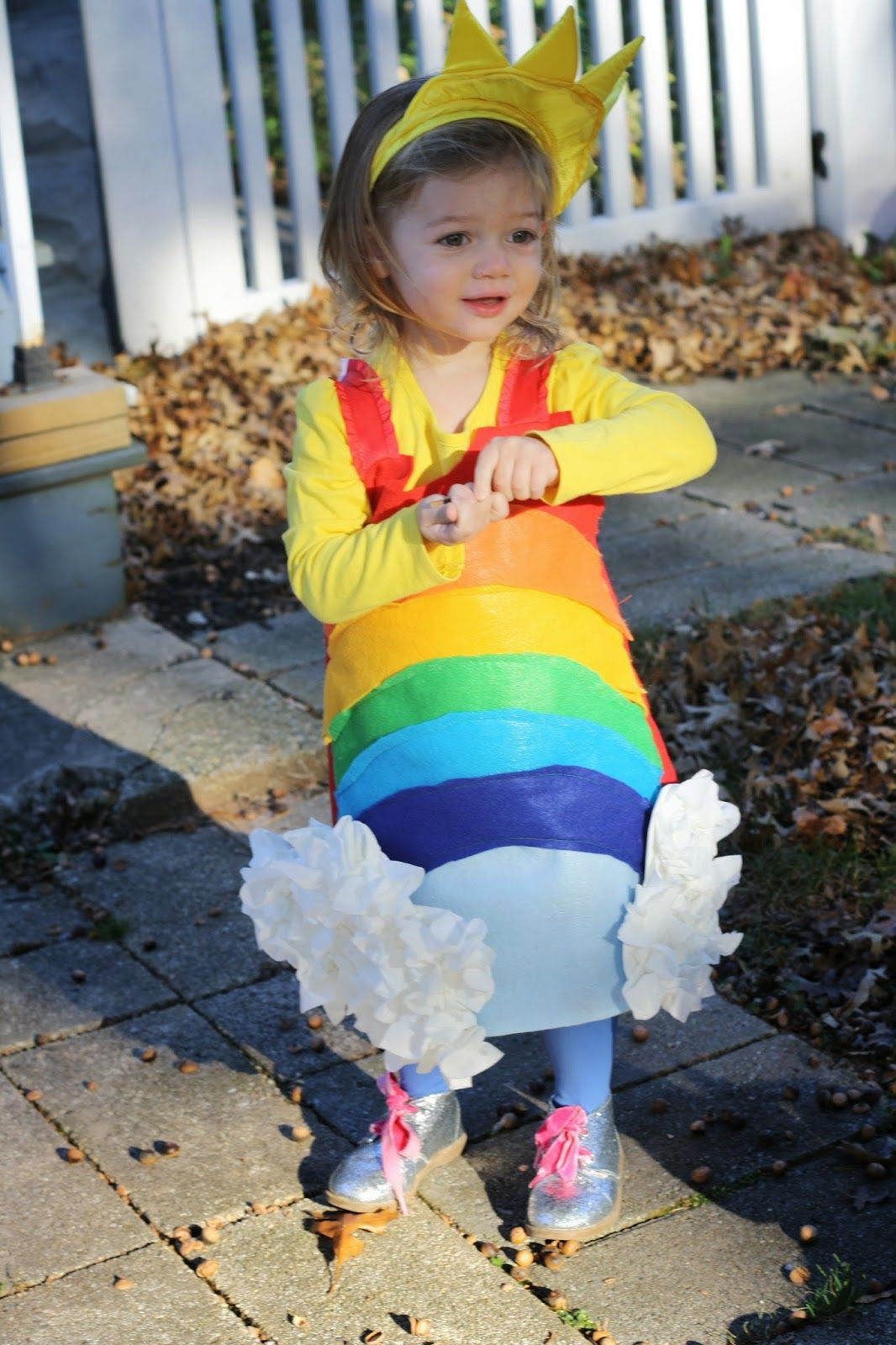Rainbow Costume DIY
 DIY Rainbow Costume