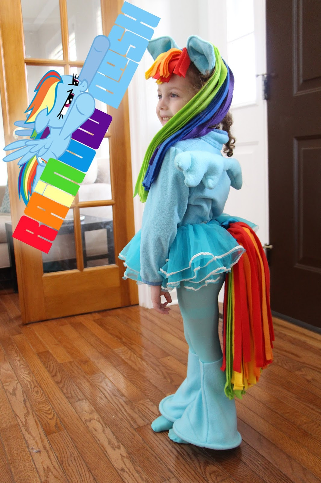 Rainbow Costume DIY
 Grosgrain DIY Rainbow Dash Costume