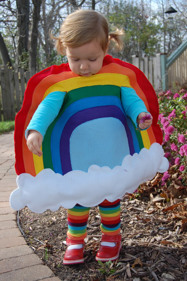 Rainbow Costume DIY
 DIY Kids Halloween Costumes Design Dazzle