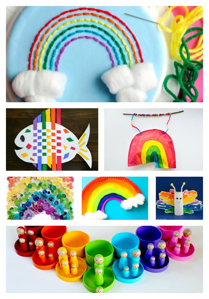 Rainbow Crafts For Kids
 22 Rainbow Kids Crafts