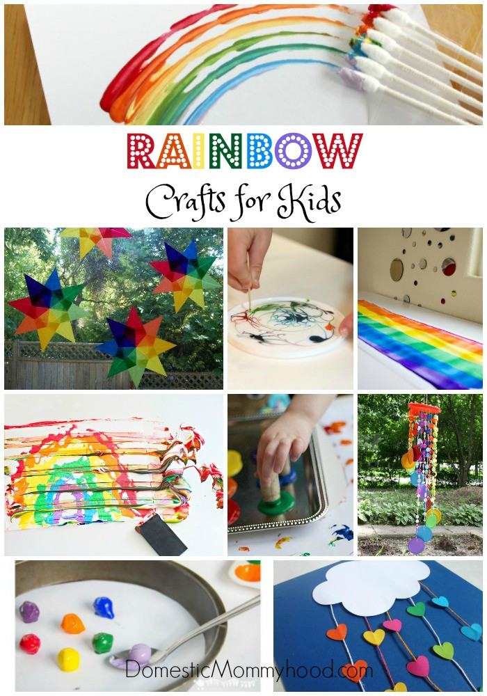 Rainbow Crafts For Kids
 27 Rainbow Crafts for Kids Domestic Mommyhood