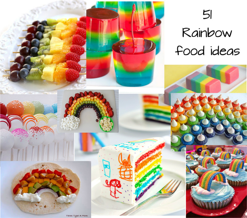 Rainbow Themed Birthday Party
 Food Ideas For Kids 51 Rainbows St Patrick S Day