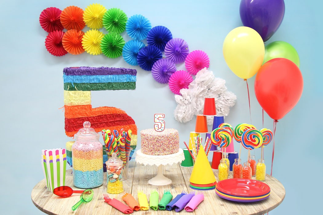 Rainbow Themed Birthday Party
 Rainbow Party Ideas