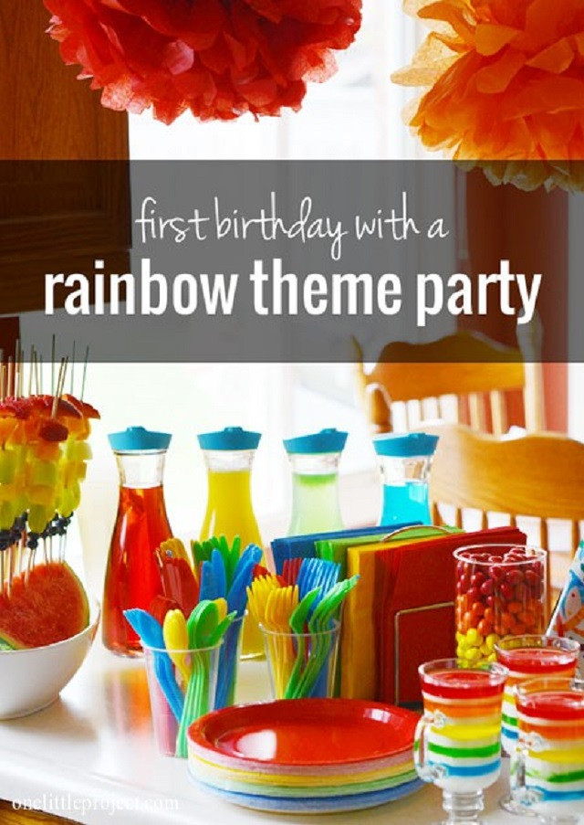 Rainbow Themed Birthday Party
 14 fun and unique birthday party themes for kids of all ages