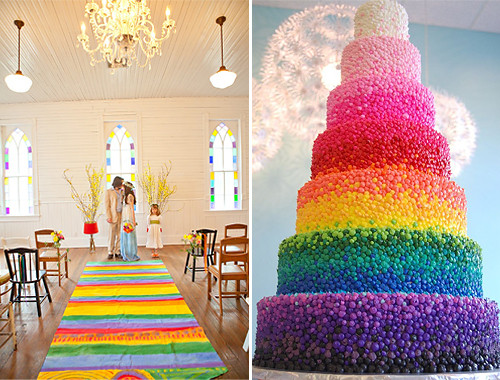 Rainbow Wedding Theme
 Rainbow Wedding Theme