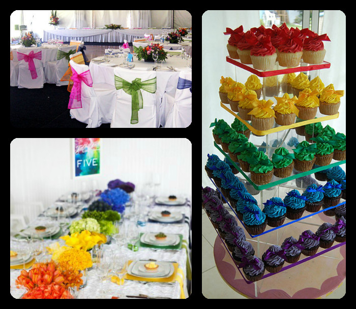 Rainbow Wedding Theme
 Events By Tammy 2013 Wedding Trend 1 Rainbow Theme