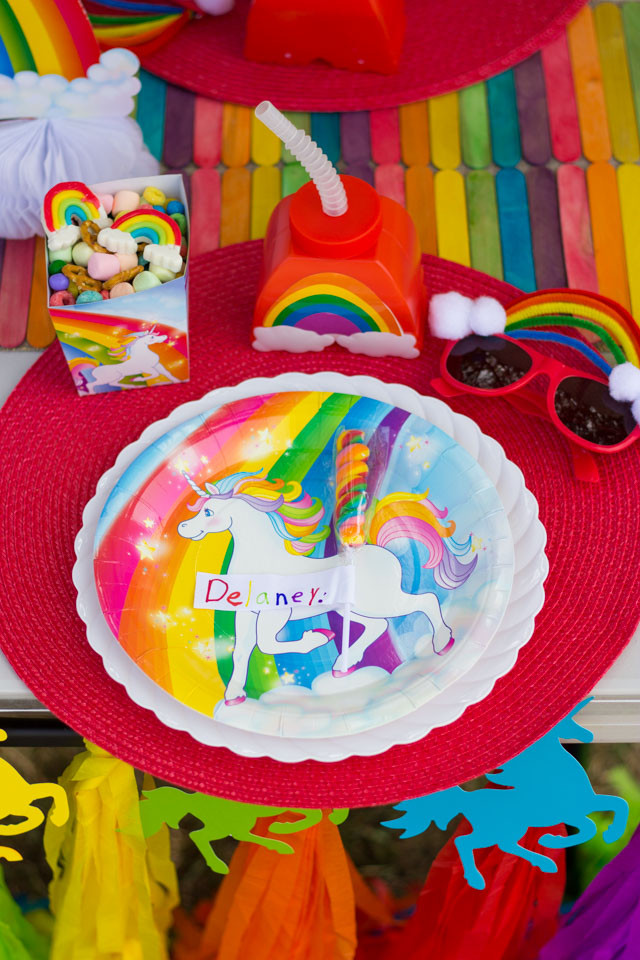 Rainbows And Unicorns Pool Party Ideas
 Hazel s Rainbow Unicorn Birthday Party Design Improvised