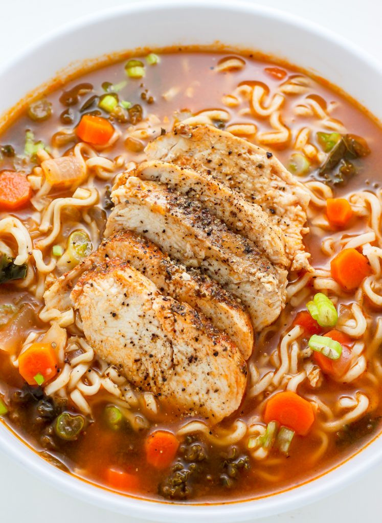 Ramen Noodles Chicken
 Blackened Chicken Ramen Noodle Soup Baker by Nature