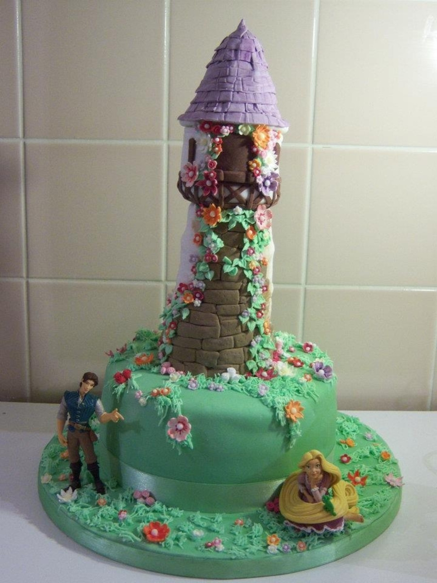 Rapunzel Birthday Cake
 Disney Tangled Rapunzel Birthday Cake CakeCentral