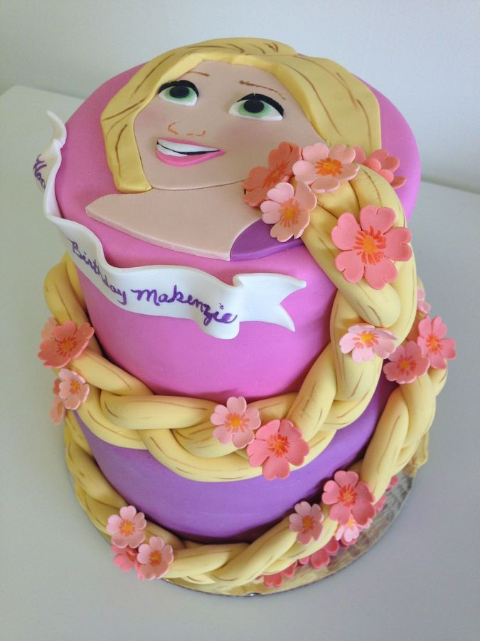 Rapunzel Birthday Cake
 154 best Cakes Princess Rapunzel images on Pinterest