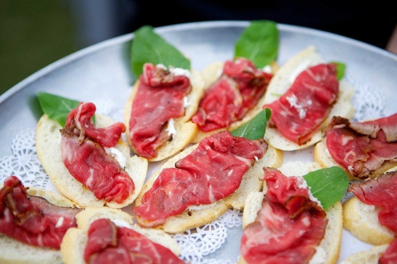 Raw Meat Appetizer
 Food & Drink s Beef Carpaccio Appetizers Inside