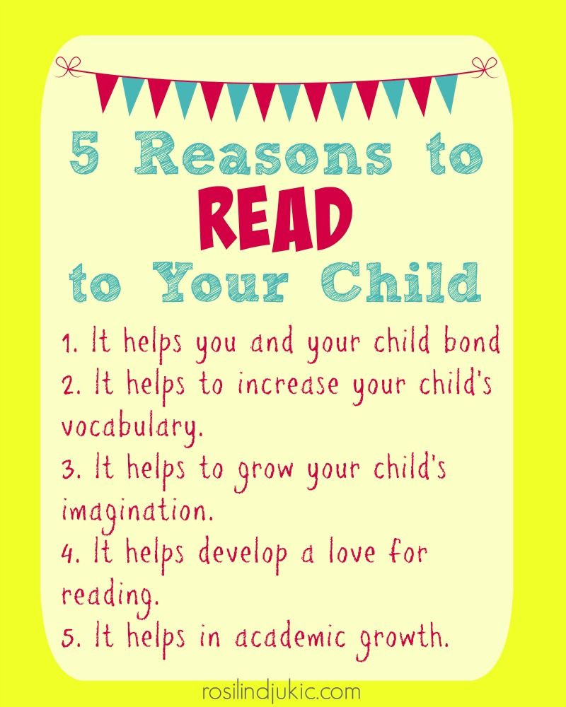 Read To Your Child Quotes
 Here are 5 benefits to reading to your child