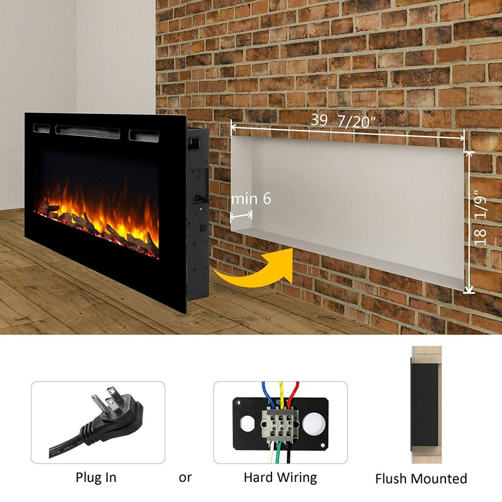 Recessed Wall Mount Electric Fireplace
 8 Best Electric Fireplaces Dec 2019 – Reviews & Buying
