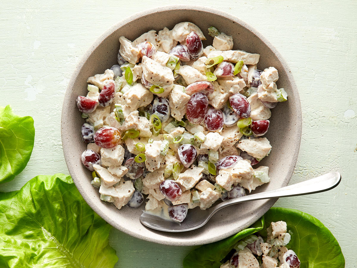 Recipe For Chicken Salad With Grapes
 Tangy Chicken Salad With Grapes Recipe Cooking Light