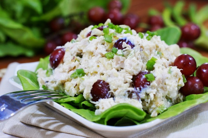 Recipe For Chicken Salad With Grapes
 Pina Colada Chicken Salad with Grapes