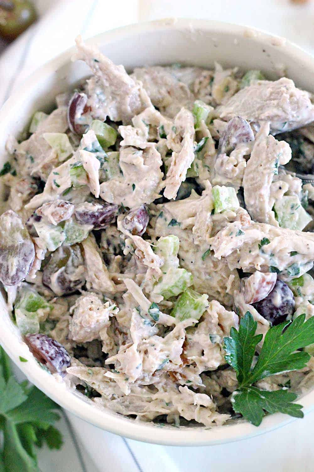 Recipe For Chicken Salad With Grapes
 Awesome Chicken Salad with grapes and walnuts