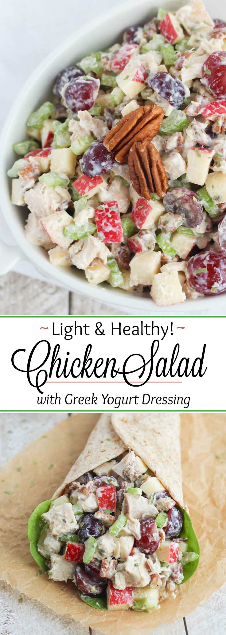 Recipe For Chicken Salad With Grapes
 Healthy Chicken Salad with Grapes Apples and Tarragon