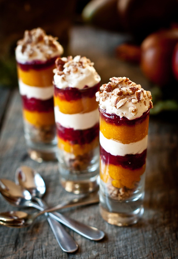 Recipe For Christmas Desserts
 Ginger Pumpkin Cranberry Parfait Shot – Healthy Christmas