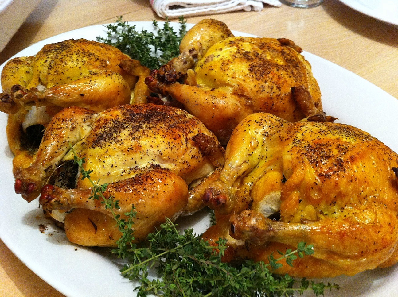 Recipes Cornish Game Hens
 Pat s Deep Fried Cornish Game Hens Recipe — Dishmaps