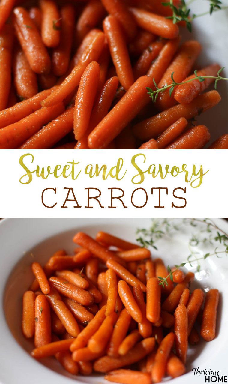 Recipes For Baby Carrots Side Dish
 Sweet and Savory Roasted Carrots Recipe