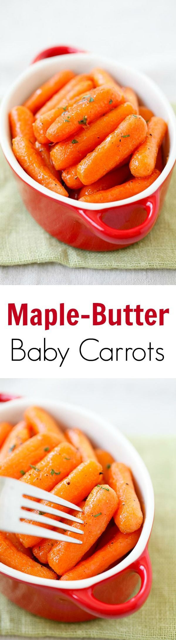 Recipes For Baby Carrots Side Dish
 thanksgiving side Maple butter roasted baby carrots