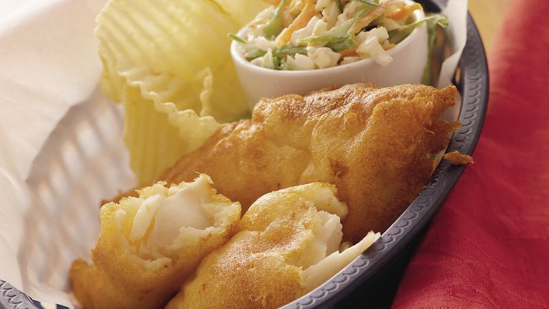 Recipes For Beer Battered Fish
 Beer Battered Fish Recipe BettyCrocker