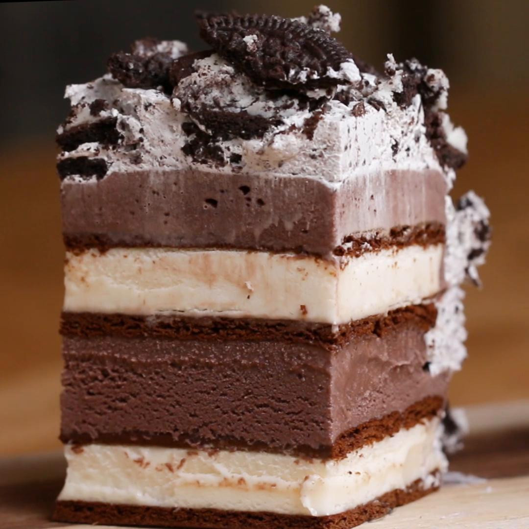 Recipes For Ice Cream Sandwich Cake
 Ice Cream Sandwich Cake Recipe by Tasty