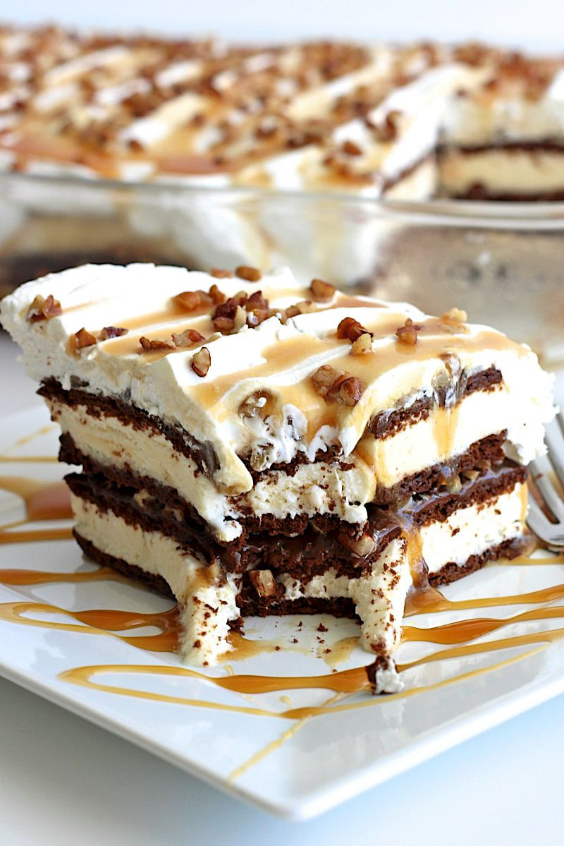 Recipes For Ice Cream Sandwich Cake
 ice cream sandwich cake caramel