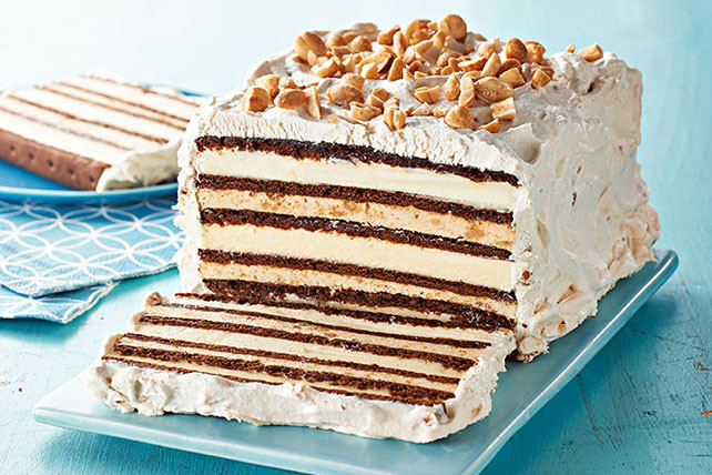 Recipes For Ice Cream Sandwich Cake
 Chocolate Peanut Butter Ice Cream Sandwich Cake Kraft