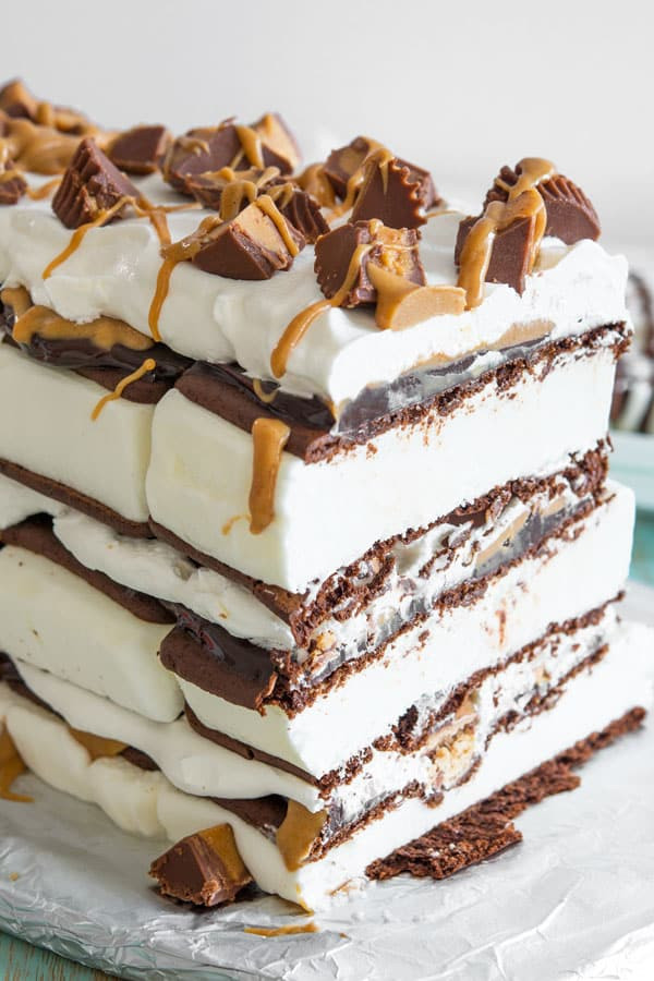 Recipes For Ice Cream Sandwich Cake
 Peanut Butter Ice Cream Sandwich Cake