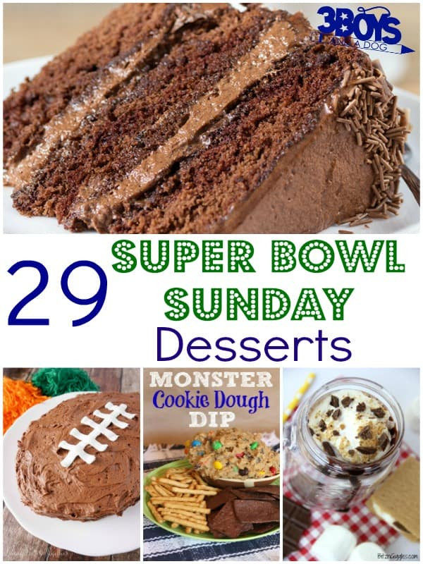 Recipes For Super Bowl Sunday
 29 Super Bowl Sunday Desserts – 3 Boys and a Dog – 3 Boys