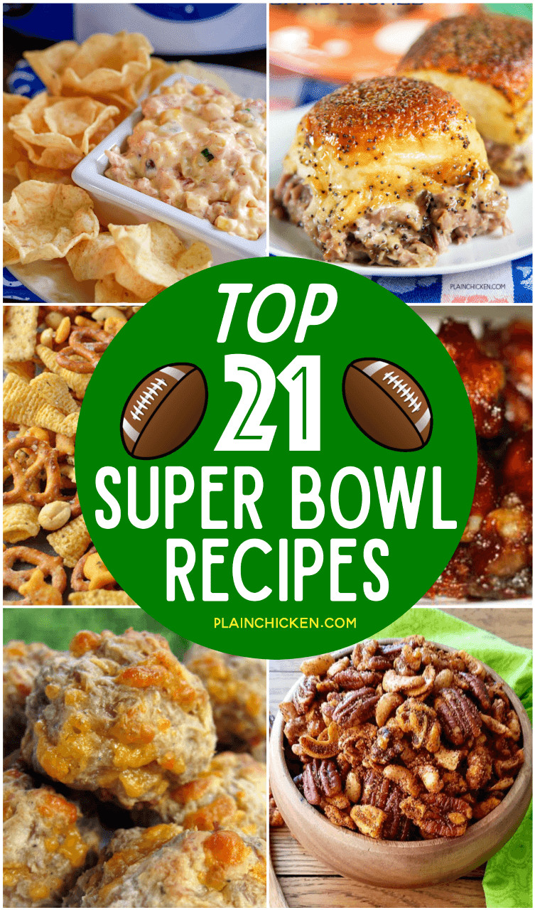 Recipes For The Super Bowl
 Top 21 Super Bowl Recipes