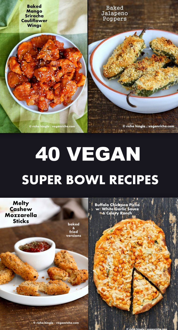 Recipes For The Super Bowl
 40 Vegan Super Bowl Recipes Party Recipe Roundup Vegan