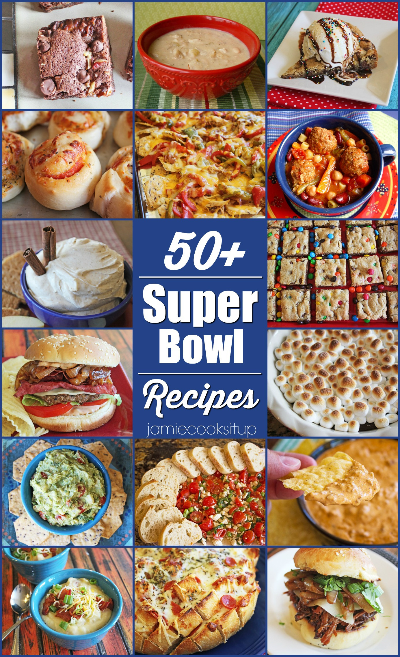 Recipes For The Super Bowl
 50 Super Bowl Recipes