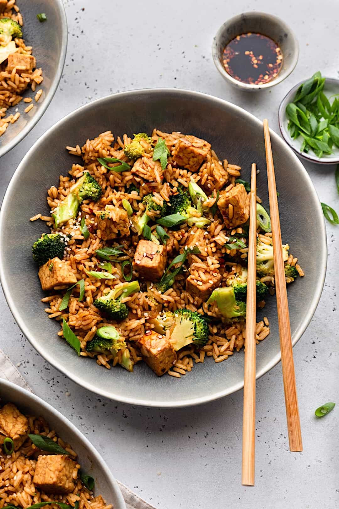 Recipes Using Tempeh
 Tempeh Fried Rice Cupful of Kale