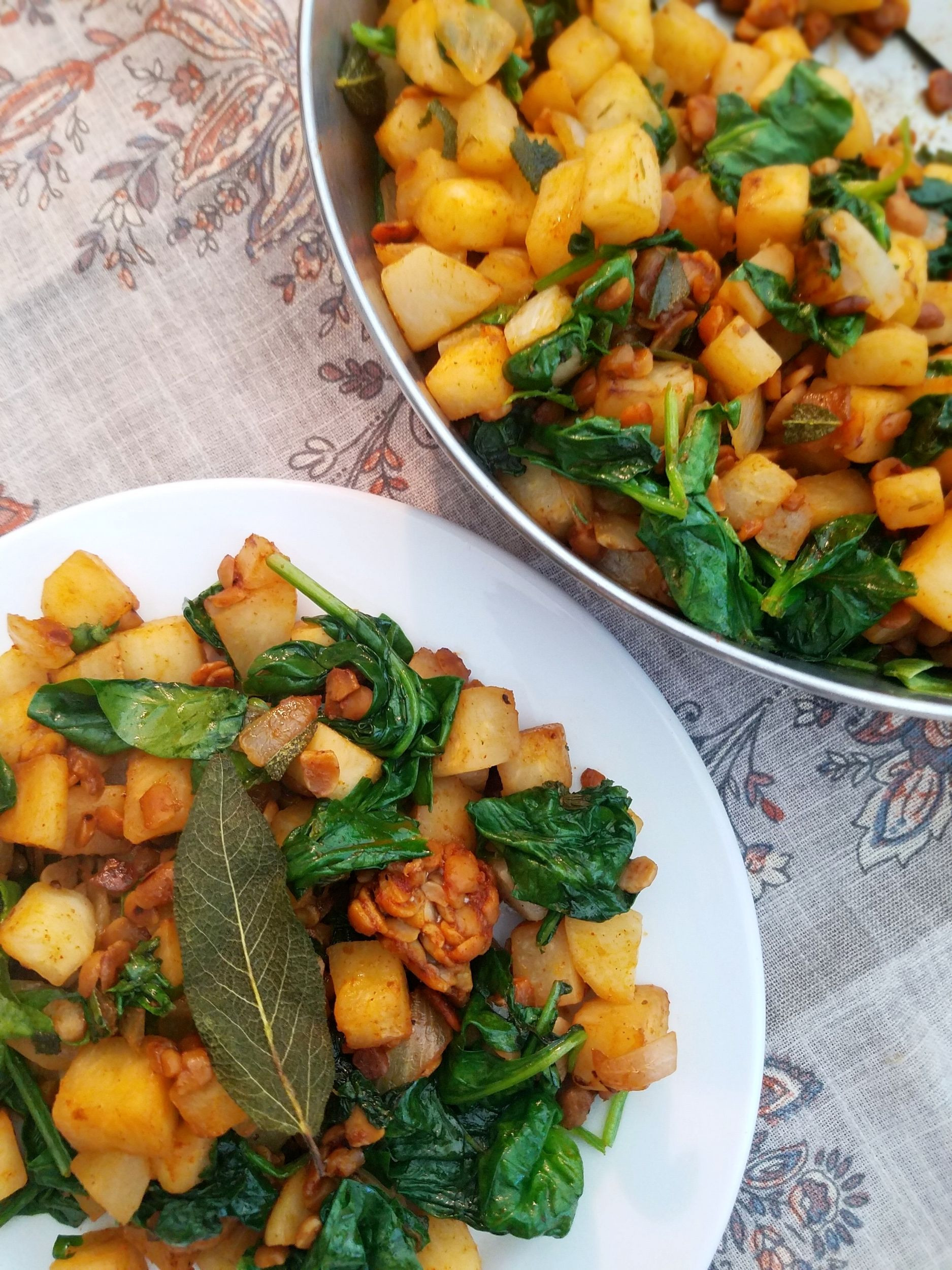 Recipes Using Tempeh
 Tempeh Turnip Hash