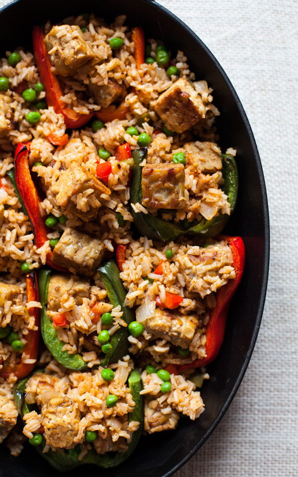 Recipes Using Tempeh
 Rice and Tempeh Stuffed Peppers