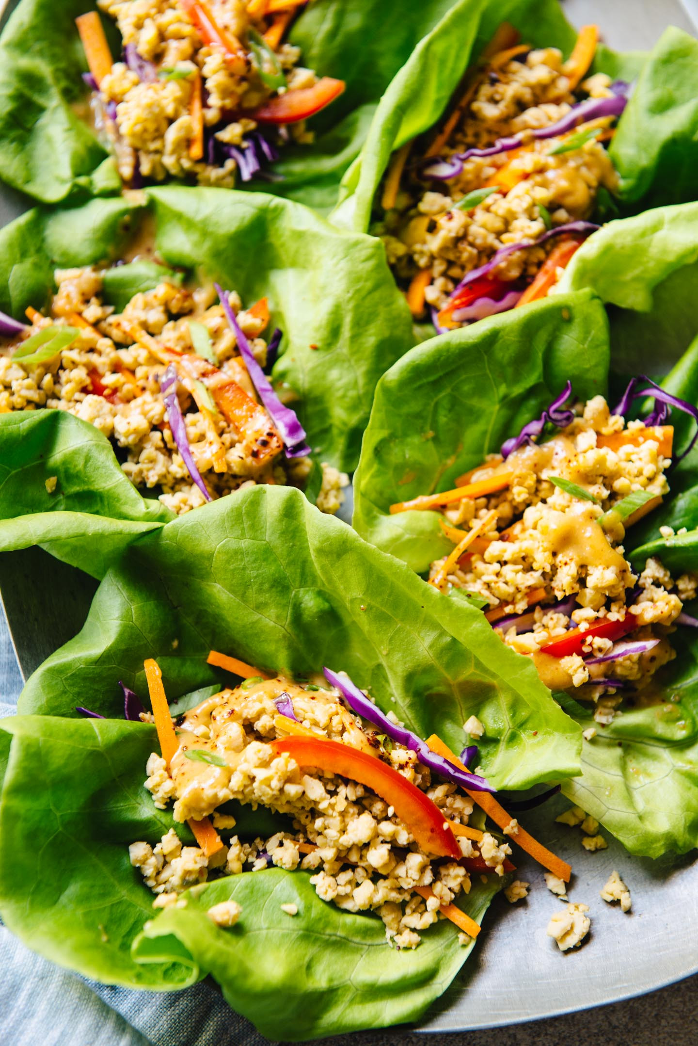 Recipes Using Tempeh
 Tempeh Lettuce Wraps with Peanut Sauce Vegan